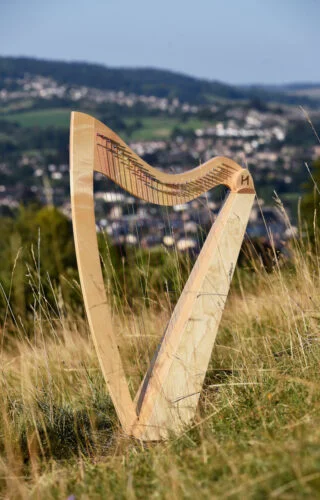 Rainbow Harp 69 In Countryside